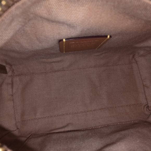Coach Suede Satchel in Chestnut Brown - Picture 6 of 7